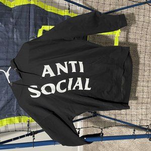 anti social social hoodie